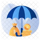 Seguro financiero  Icono