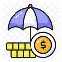 Seguro financiero  Icono