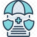 Seguros Salud Proteccion Icono
