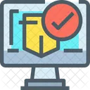 Seguro de computadora  Icono