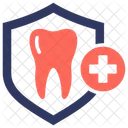 Seguro Odontologico Dente Escudo Icon