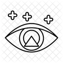 Sehscharfe Symbol