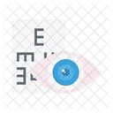 Auge Test Diagramm Symbol