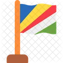 Seychelles Pais Bandeira Ícone