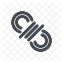 Seil Fels Kletterer Symbol