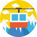 Sessellift Seilbahn Luftseilbahn Icon