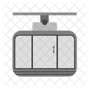 Seilbahn Kabel Auto Symbol