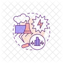 Geothermal Seismic Energy Icon