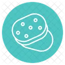 Seitan Cheese Food Icon