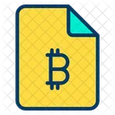 Bitcoin Dokument Bitcoin Papier Bitcoin Informationen Symbol