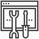 Seite Tool Optimierung Symbol