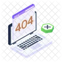Seite Nicht Gefunden Internetfehler Fehler 404 Symbol