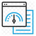 Fenster Geschwindigkeit Diagramm Symbol