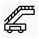 Seitenansicht Forderband Diagramm Symbol