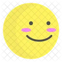 Seitenansicht Lacheln Smiley Symbol