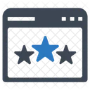 Seite Bewertung Web Symbol