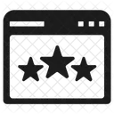 Seite Bewertung Web Symbol