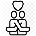 Selbstachtungsliniensymbol Symbol