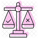 Selbstmoral Farbe Schatten Dunne Linie Symbol Symbol