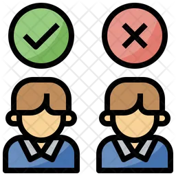 Selección de empleados  Icono