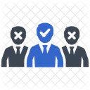 Selección de empleados  Icono