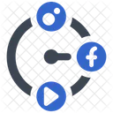 Selecione Midia Social Aplicativo Social Icon