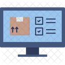 Monitor Screen Monitor Cardboard Icon