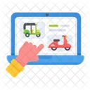 Select Vehicle Ride Booking Booking App Icon