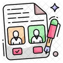 Selected Candidate Selected Person Ballot Paper Icon