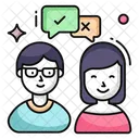 Selected Candidate Selected Person Ballot Paper 아이콘