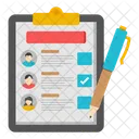 Selected Candidate List Selected Employee List Selected User List Icon