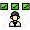 Selected Employee Selected Worker Checklist Icon