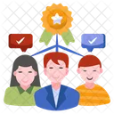 Selected Persons Selected Users Right Persons Icon