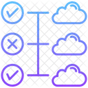 Selection Cloud Data Choose Icon