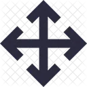 Road Intersection Four Icon