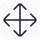 Arrow Cross Interface Icon
