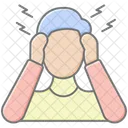 Self Anxiety Lineal Color Icon Icon