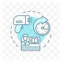 Self check in or out  Symbol
