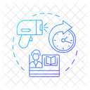 Self check in or out  Symbol