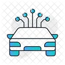 Self Driving Cars Autonomous Mobility Ai Technology Icon