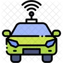 Self Driving Futuristic Automation Icon