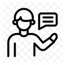 Self Introduction Interview Greeting Icon