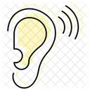 Self Listen Color Shadow Thinline Icon Icon