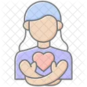 Self Love Lineal Color Icon Icon