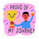 Proud Winner Self Pride Achievement Icon