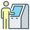 Self Service Terminal Atm Machine Terminal Icon