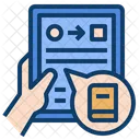 Self Taught Online Education Online Book Icon