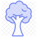 Self Wise Tree Duotone Line Icon Icon