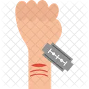 Selfharm Self Harm Mental Health Icon