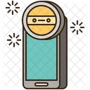 Selfie Flash Smartphone Icon